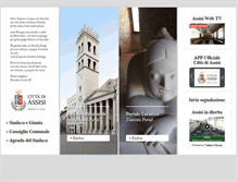 Tablet Screenshot of comune.assisi.pg.it